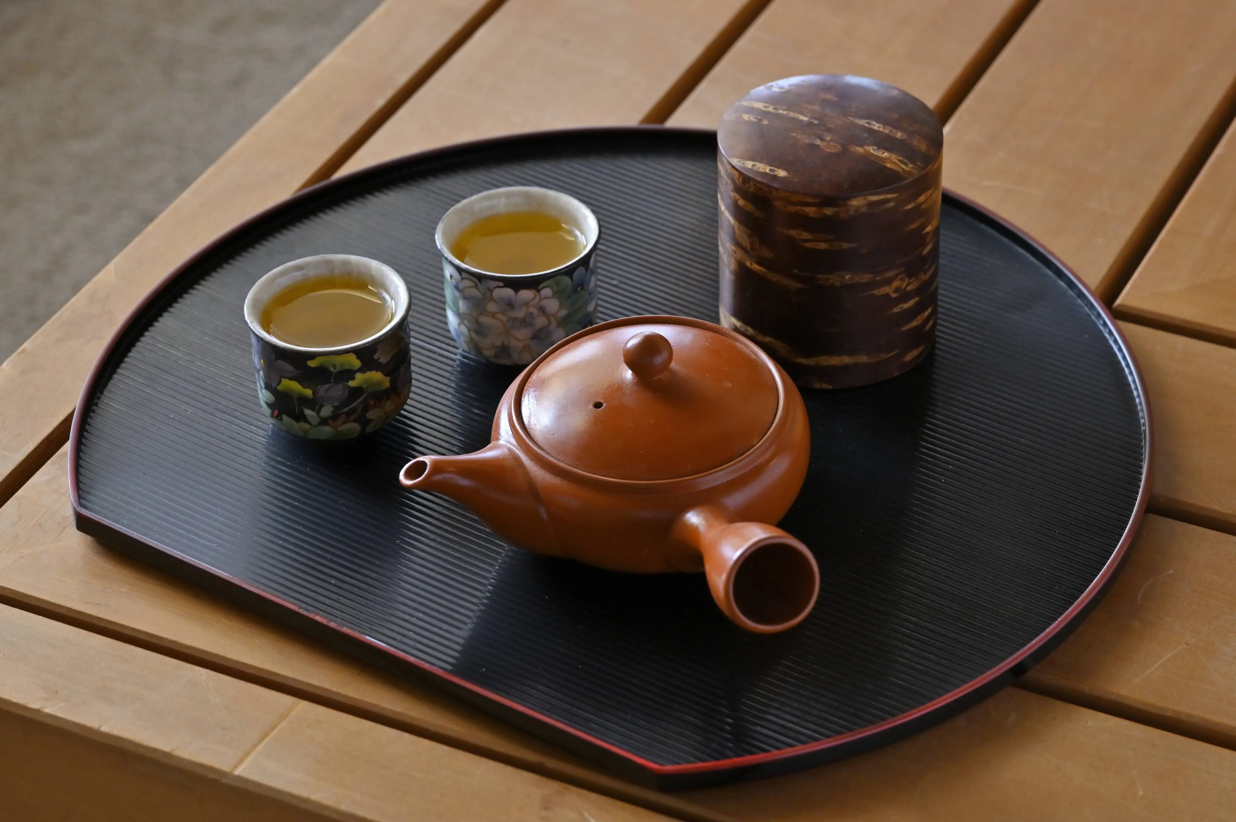 Tea at your seat. The sweets change daily.